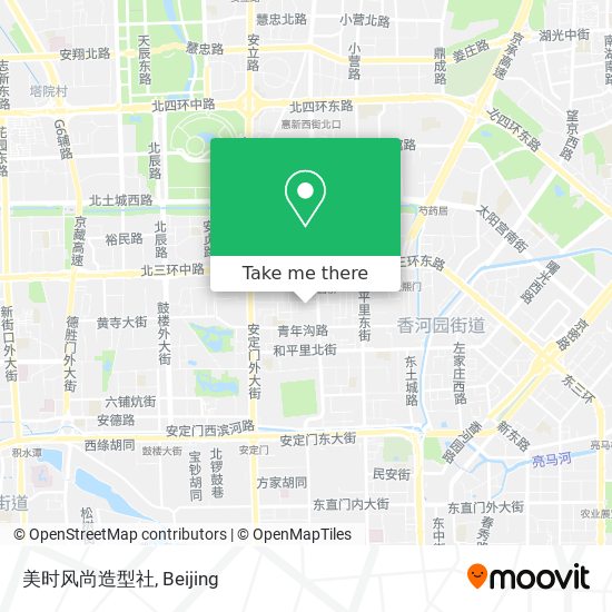 美时风尚造型社 map