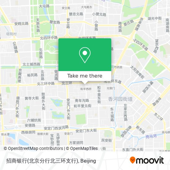 招商银行(北京分行北三环支行) map