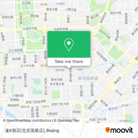速8酒店(北京国展店) map