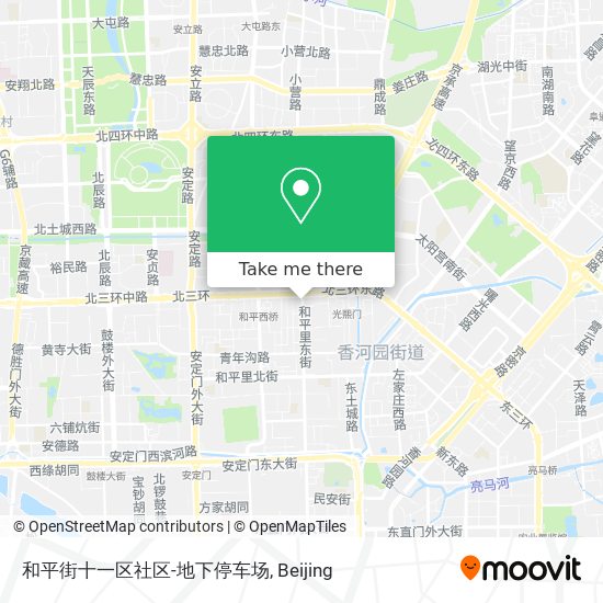 和平街十一区社区-地下停车场 map