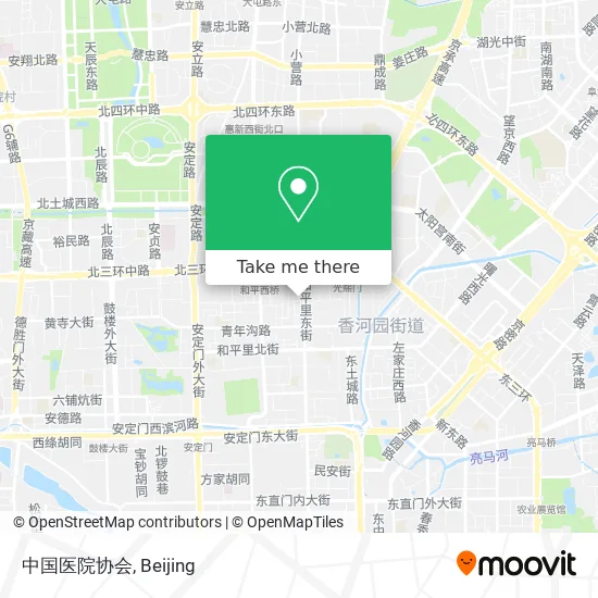 中国医院协会 map