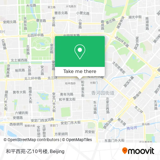 和平西苑-乙10号楼 map