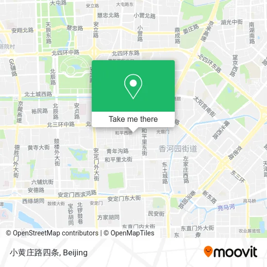 小黄庄路四条 map