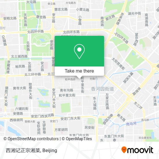 西湘记正宗湘菜 map