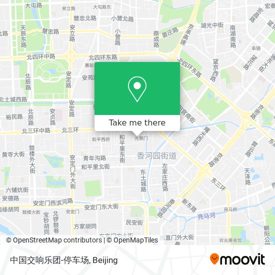 中国交响乐团-停车场 map