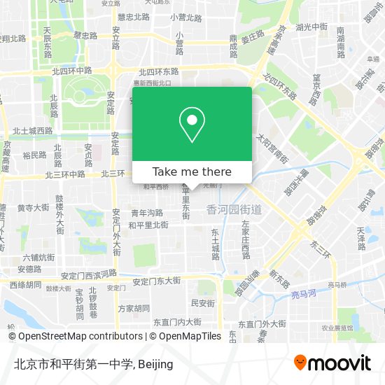 北京市和平街第一中学 map