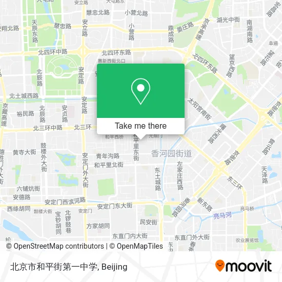 北京市和平街第一中学 map