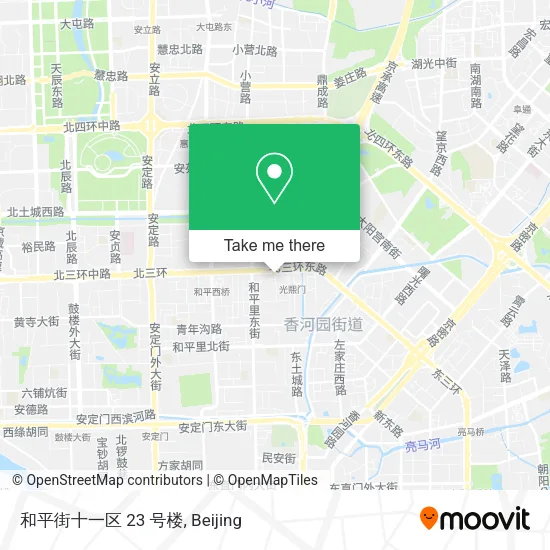 和平街十一区 23 号楼 map