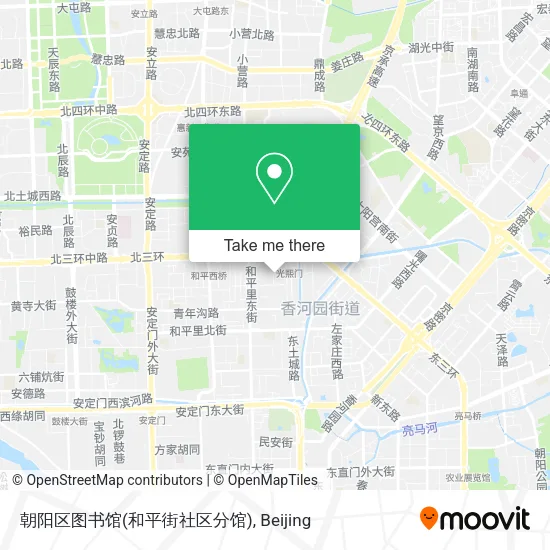 朝阳区图书馆(和平街社区分馆) map