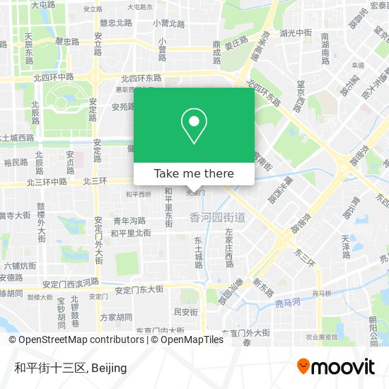和平街十三区 map