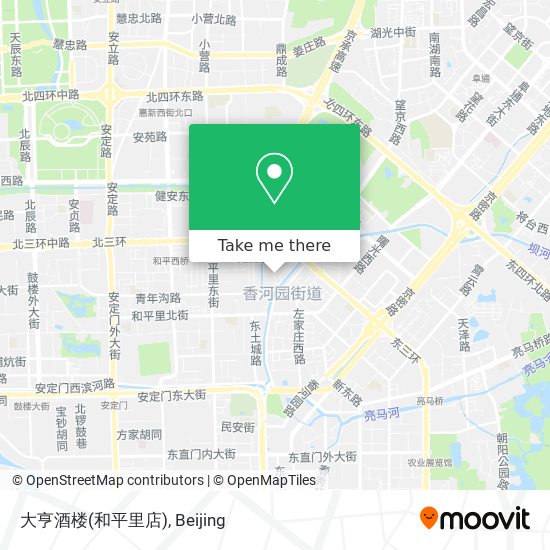 大亨酒楼(和平里店) map