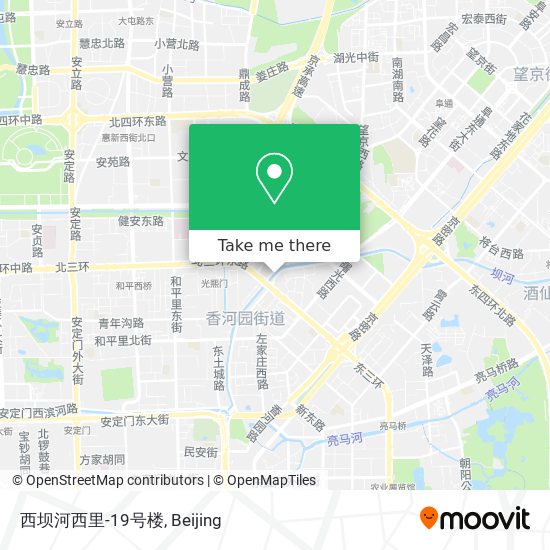 西坝河西里-19号楼 map