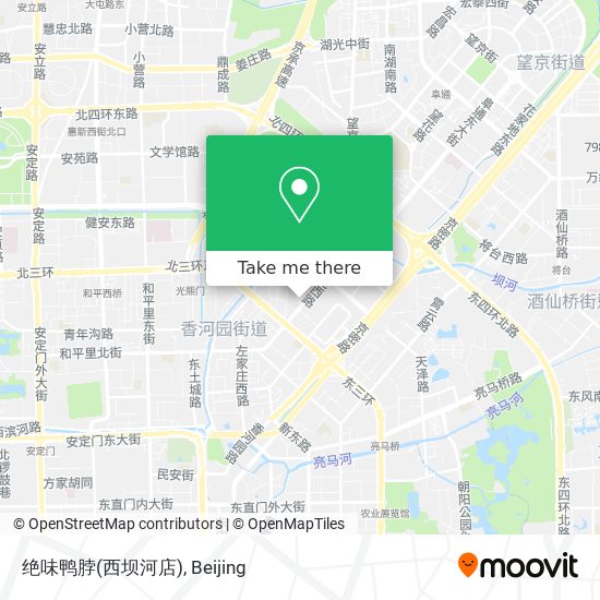 绝味鸭脖(西坝河店) map