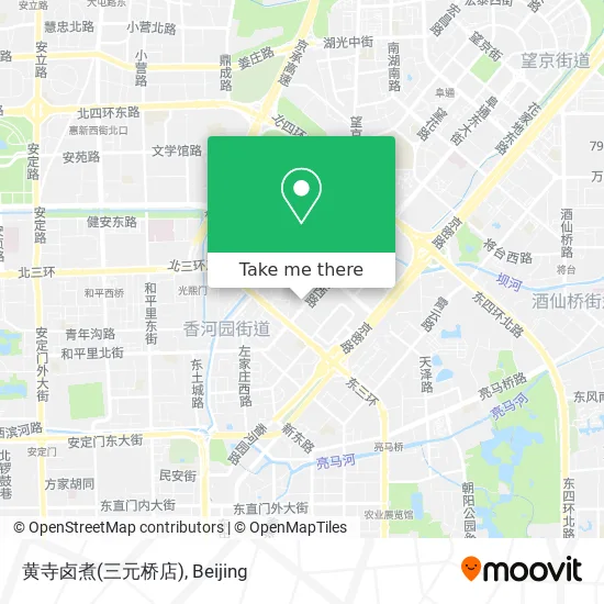 黄寺卤煮(三元桥店) map