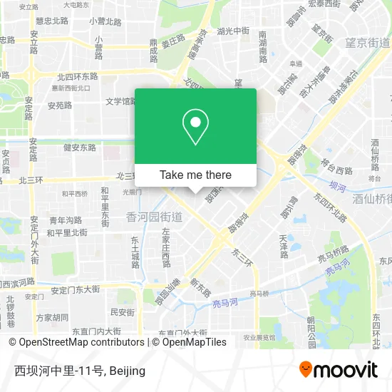 西坝河中里-11号 map