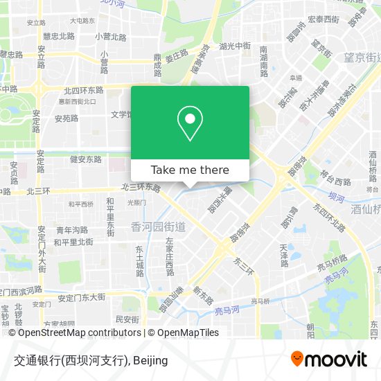 交通银行(西坝河支行) map
