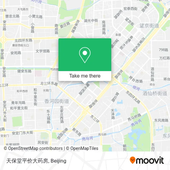 天保堂平价大药房 map