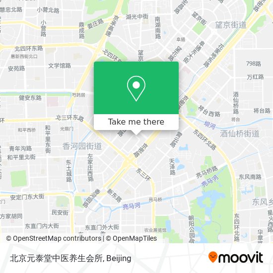 北京元泰堂中医养生会所 map