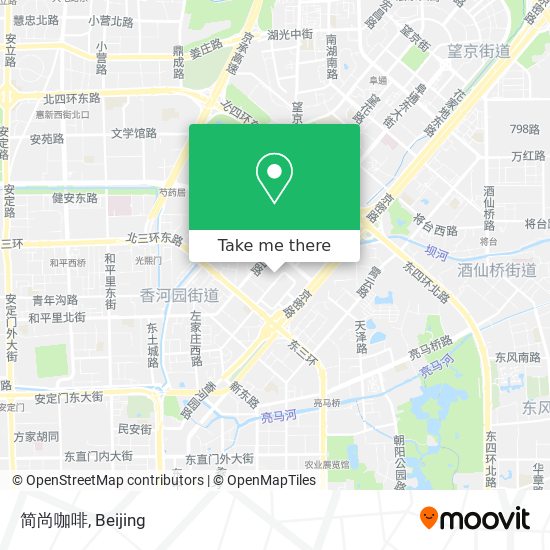 简尚咖啡 map