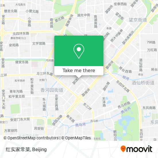 红实家常菜 map