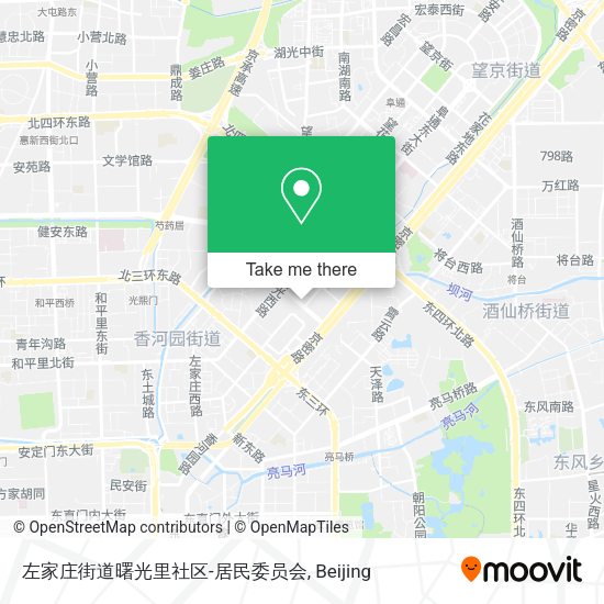 左家庄街道曙光里社区-居民委员会 map