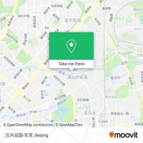 滨河花园-车库 map