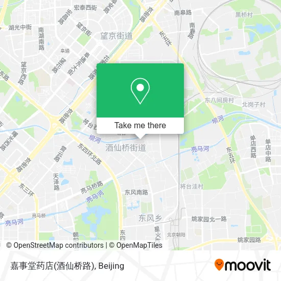 嘉事堂药店(酒仙桥路) map