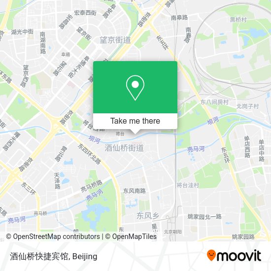 酒仙桥快捷宾馆 map