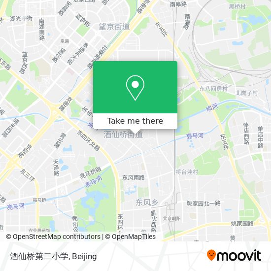 酒仙桥第二小学 map