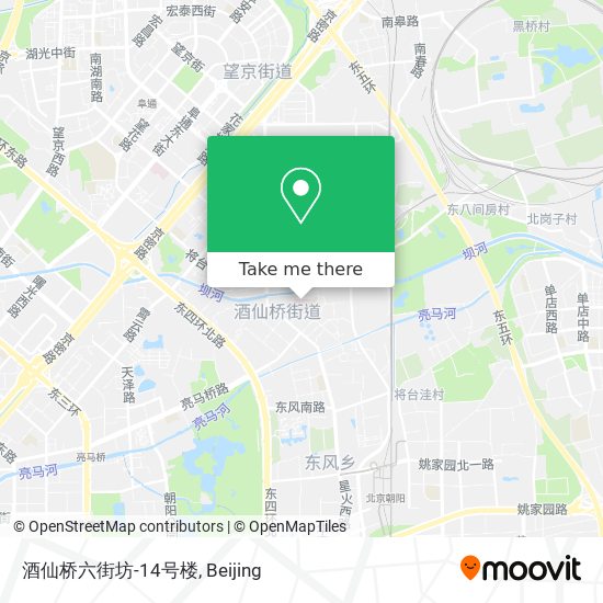 酒仙桥六街坊-14号楼 map