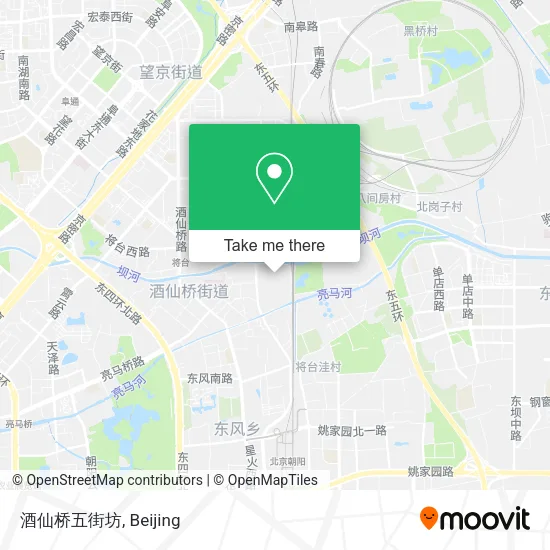 酒仙桥五街坊 map