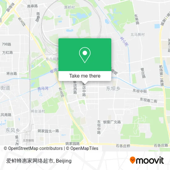 爱鲜蜂惠家网络超市 map