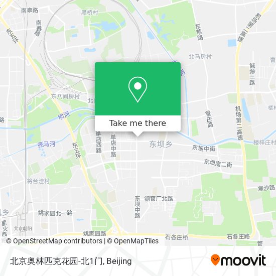 北京奥林匹克花园-北1门 map