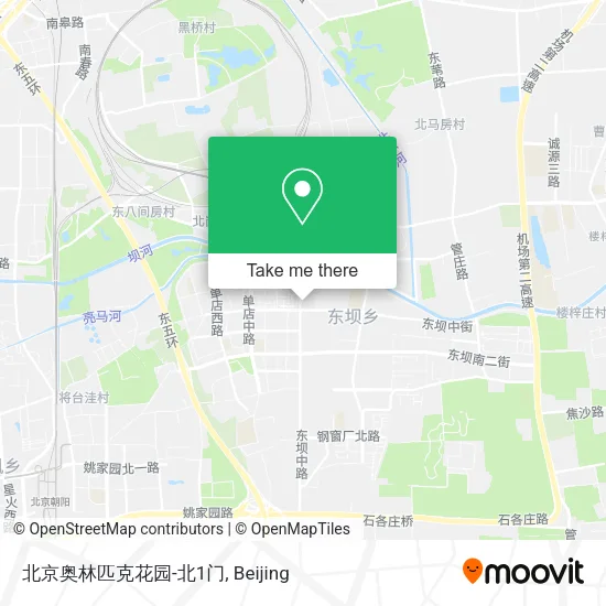 北京奥林匹克花园-北1门 map