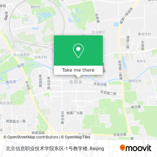 北京信息职业技术学院东区-1号教学楼 map