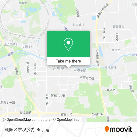 朝阳区东坝乡委 map