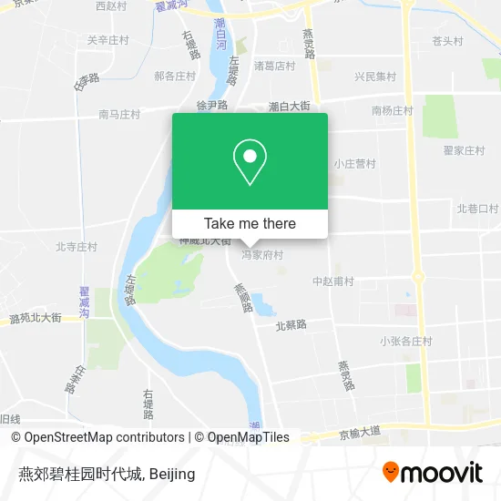 燕郊碧桂园时代城 map