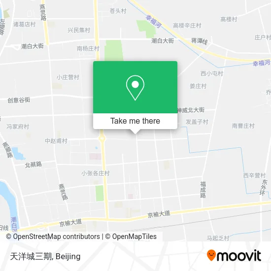 天洋城三期 map