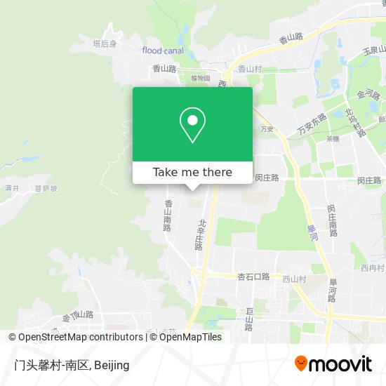 门头馨村-南区 map