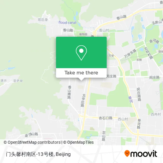 门头馨村南区-13号楼 map