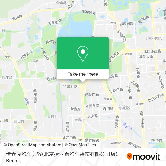 卡泰克汽车美容(北京捷亚泰汽车装饰有限公司店) map