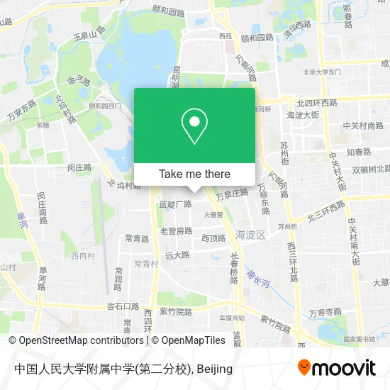 中国人民大学附属中学(第二分校) map