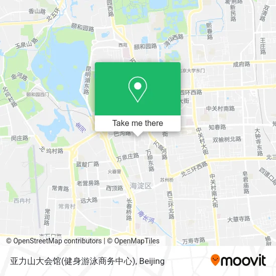 亚力山大会馆(健身游泳商务中心) map