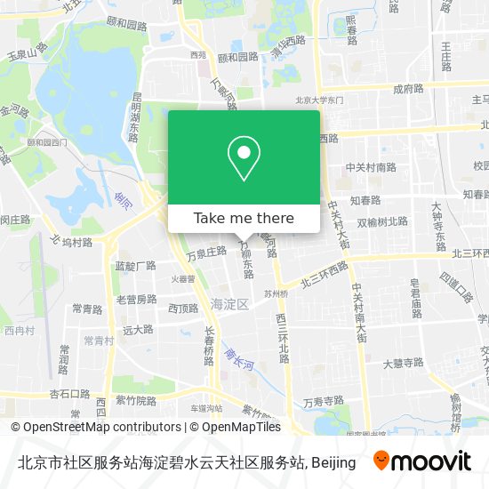 北京市社区服务站海淀碧水云天社区服务站 map