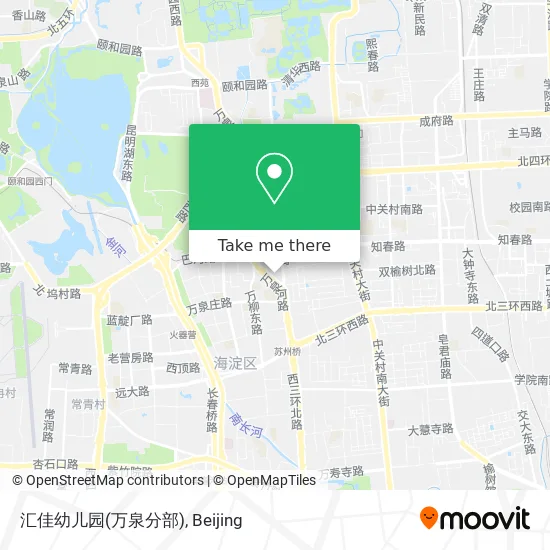 汇佳幼儿园(万泉分部) map
