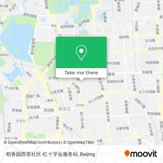 稻香园西里社区-红十字会服务站 map