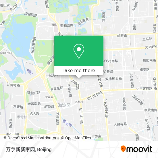 万泉新新家园 map