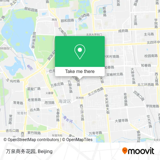 万泉商务花园 map