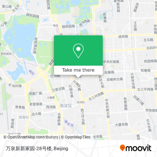 万泉新新家园-28号楼 map