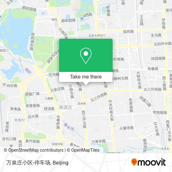 万泉庄小区-停车场 map